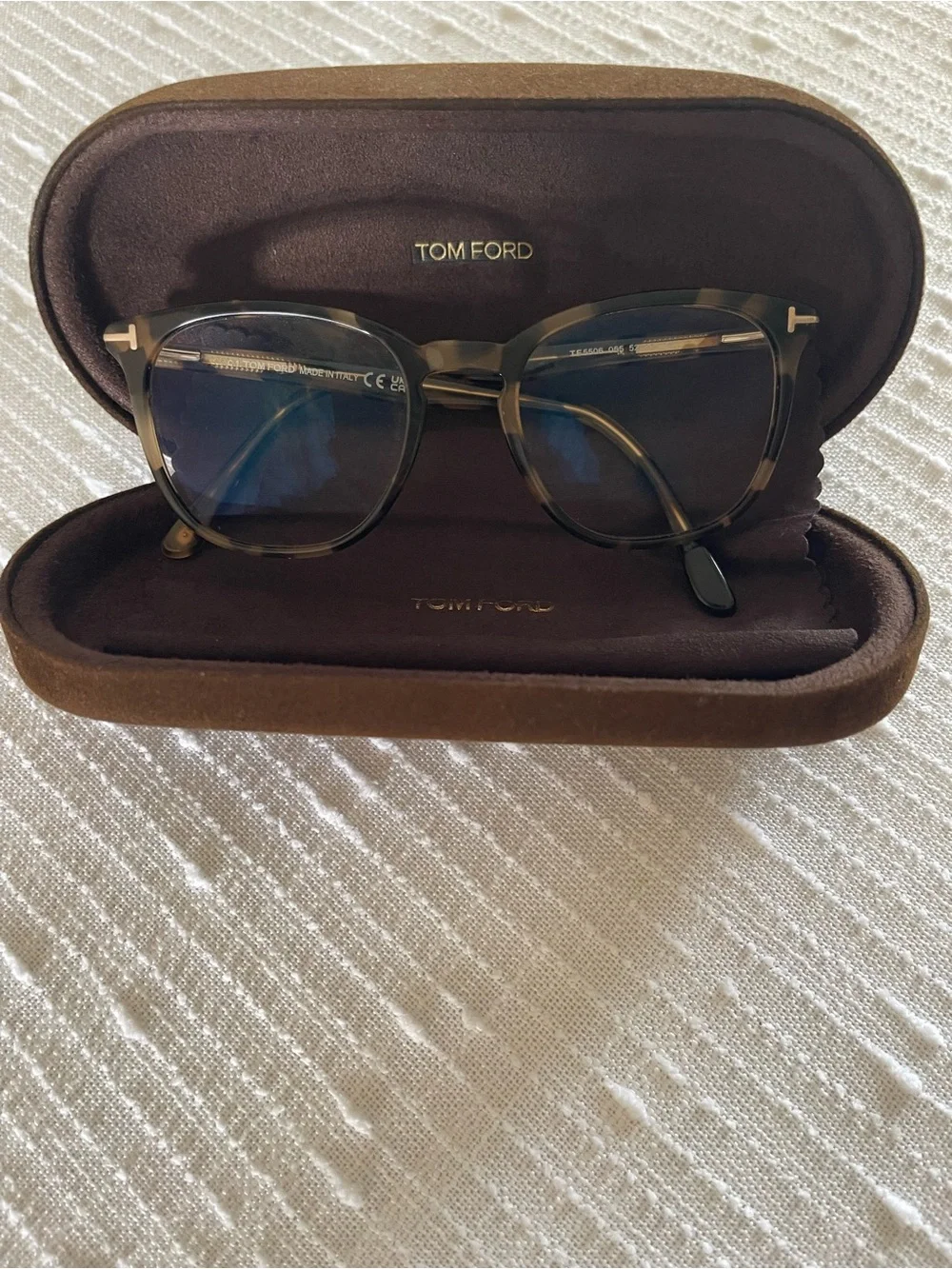 Tom Ford Tortoise Shell Round-Frames - Optical Glasses